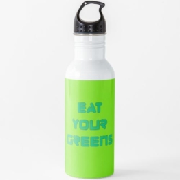 Vegan - Iss Deine Grünen Wasserflasche
