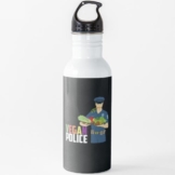 Vegan - Vegan Polizei Wasserflasche