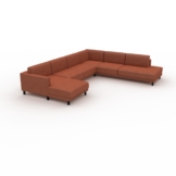 Ledersofa Cognac Veganes Leder - Elegantes, gemütliches Ledersofa: Hochwertige Qualität, einzigartiges Design - 294 x 75 x...