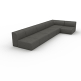 Ledersofa Schiefergrau Veganes Leder - Elegantes, gemütliches Ledersofa: Hochwertige Qualität, einzigartiges Design - 182 x...