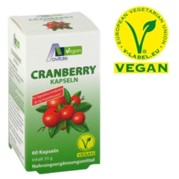 Cranberry Vegan Kapseln 400 mg 60 St