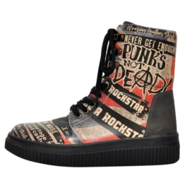 DOGO »Bristish Punk« Stiefel Vegan