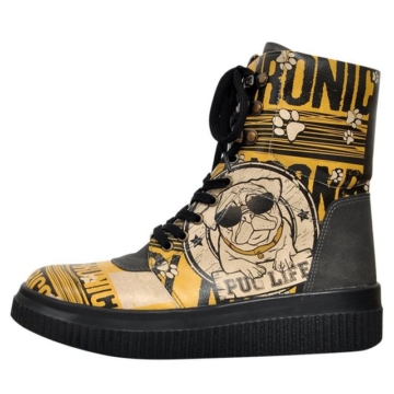 DOGO »Pug life« Stiefel Vegan