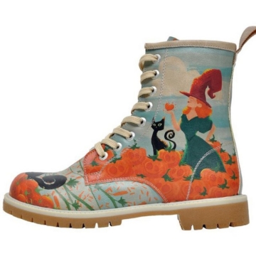 DOGO »Pumpkin Witch« Stiefel Vegan